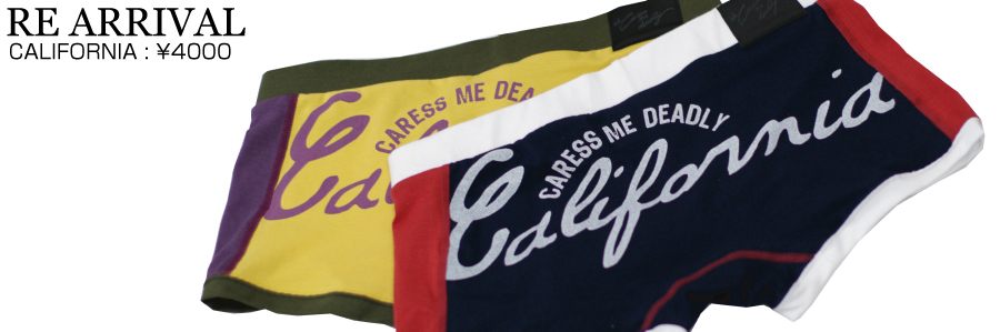 トリコロールが人気のCALIFORNIA再入荷。　